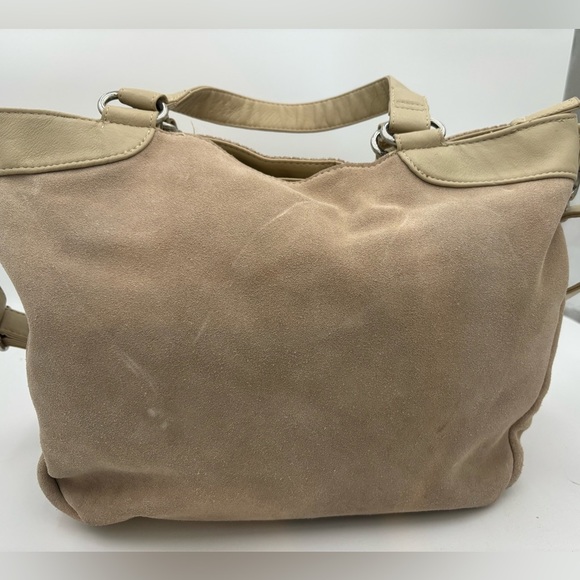 🇮🇹 CARPISA VERA PELLE Italian Leather Suede Crossbody Bag - Picture 4 of 16